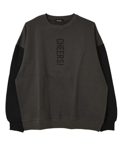 RAT EFFECT（ラットエフェクト）の「【裏起毛】タテロゴプリントトレーナー（スウェット・キッズ・ブラック/ライトブルー/アイボリー/グリーン/チャコールグレー・120/130/140/150/160）」の18枚目の写真