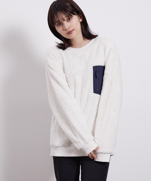 JUNRED（ジュンレッド）の「ナイロンポケットボアプルオーバー（その他トップス・メンズ・ホワイト/グレー/ブルー/ベージュ系その他・LL/M/L）」の16枚目の写真