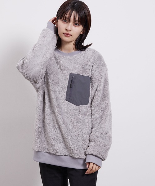 JUNRED（ジュンレッド）の「ナイロンポケットボアプルオーバー（その他トップス・メンズ・ホワイト/グレー/ブルー/ベージュ系その他・LL/M/L）」の14枚目の写真