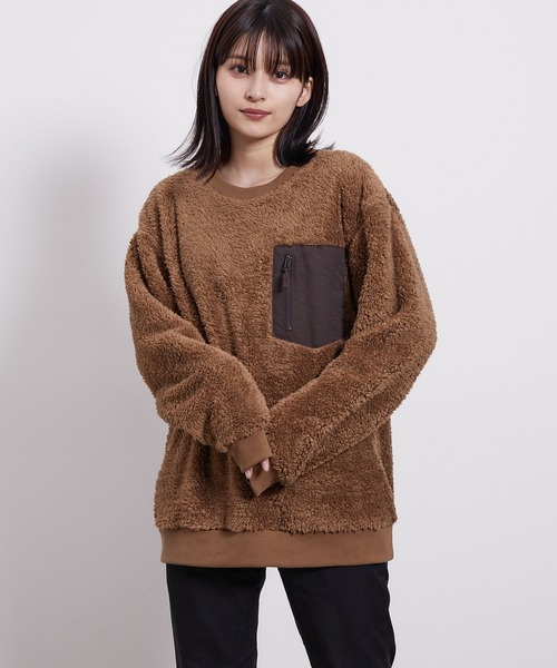 JUNRED（ジュンレッド）の「ナイロンポケットボアプルオーバー（その他トップス・メンズ・ホワイト/グレー/ブルー/ベージュ系その他・LL/M/L）」の8枚目の写真