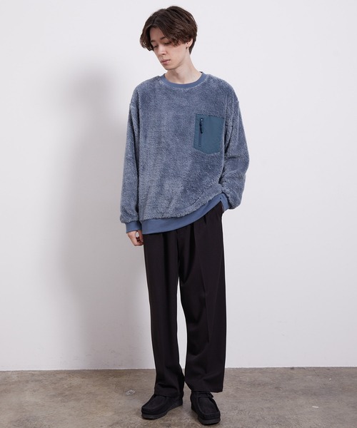 JUNRED（ジュンレッド）の「ナイロンポケットボアプルオーバー（その他トップス・メンズ・ホワイト/グレー/ブルー/ベージュ系その他・LL/M/L）」の17枚目の写真