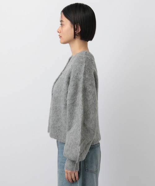 A part by(アパートバイ)の「お気に入り2.7万人超え!【WEB限定】5G2WAYクルーシャギーカーディガン(カーディガン/ボレロ・レディース・アイボリー/グレー/ブラウン/ブルー/ライトグリーン/ライトピンク/オフホワイト/ピンク/ブラック/イエロー系その他/ブラウン系その他・FREE)」の20枚目の写真