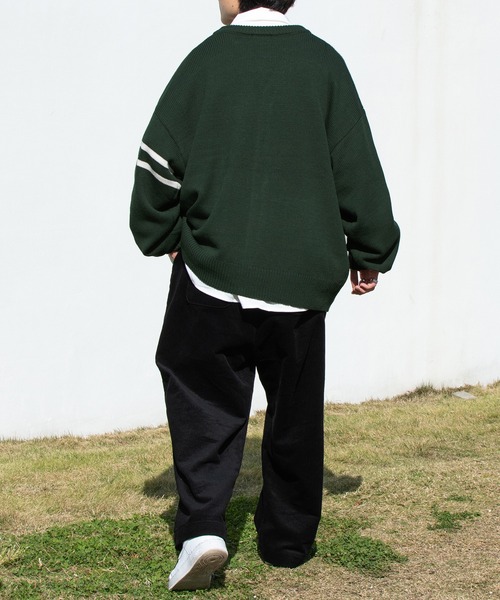 Perushu(ペルーシュ)の「サガラワッペンユーズドライクカーディガン(カーディガン/ボレロ・メンズ・ブラック/イエロー/グリーン/ダークブルー・MEDIUM/LARGE)」の8枚目の写真