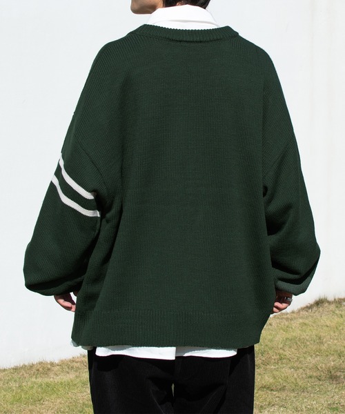 Perushu(ペルーシュ)の「サガラワッペンユーズドライクカーディガン(カーディガン/ボレロ・メンズ・ブラック/イエロー/グリーン/ダークブルー・MEDIUM/LARGE)」の22枚目の写真