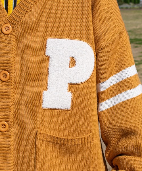 Perushu(ペルーシュ)の「サガラワッペンユーズドライクカーディガン(カーディガン/ボレロ・メンズ・ブラック/イエロー/グリーン/ダークブルー・MEDIUM/LARGE)」の10枚目の写真