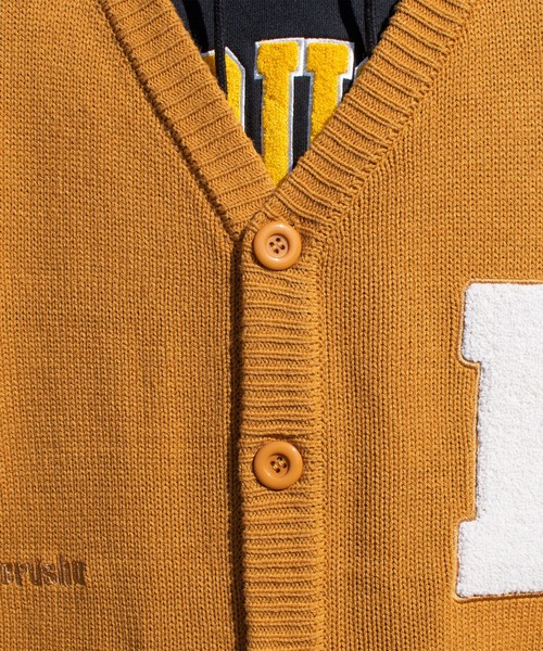 Perushu(ペルーシュ)の「サガラワッペンユーズドライクカーディガン(カーディガン/ボレロ・メンズ・ブラック/イエロー/グリーン/ダークブルー・MEDIUM/LARGE)」の14枚目の写真