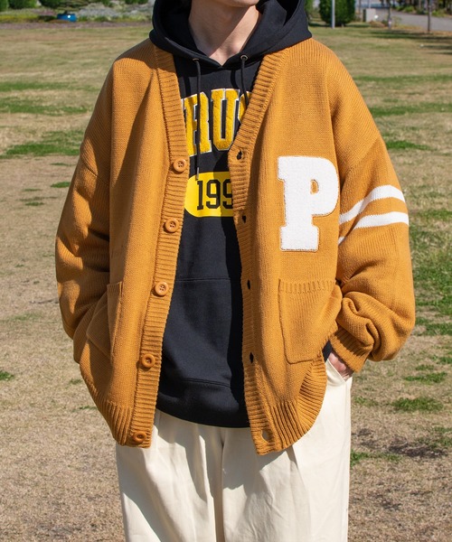 Perushu(ペルーシュ)の「サガラワッペンユーズドライクカーディガン(カーディガン/ボレロ・メンズ・ブラック/イエロー/グリーン/ダークブルー・MEDIUM/LARGE)」の17枚目の写真