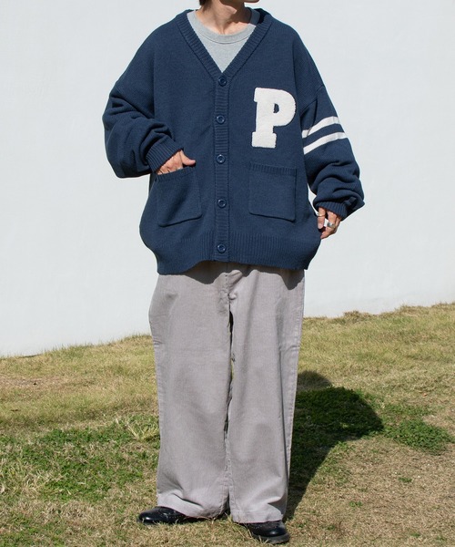 Perushu(ペルーシュ)の「サガラワッペンユーズドライクカーディガン(カーディガン/ボレロ・メンズ・ブラック/イエロー/グリーン/ダークブルー・MEDIUM/LARGE)」の7枚目の写真