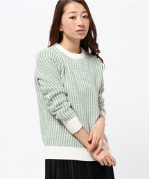 EDIT. FOR LULU | ◆ツートーンカラープルオーバー(ニット/セーター)