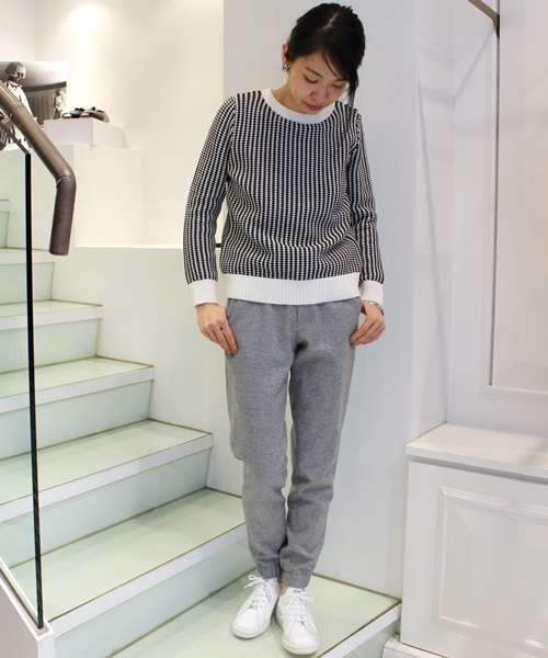 EDIT. FOR LULU（エディットフォールル）の「◆ツートーンカラープルオーバー（ニット/セーター・レディース・ブラック/グリーン・FREE）」の11枚目の写真