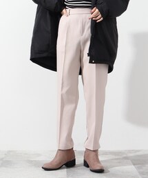 DRESKIP | 抗ピル・マシンウォシャブル・裏起毛テーパードパンツ(その他パンツ)