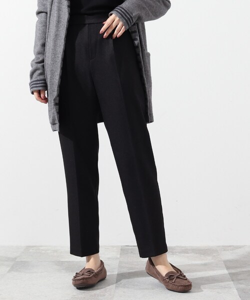 DRESKIP(ドレスキップ)の「◆マシンウォシャブル・裏起毛テーパードパンツ(その他パンツ・レディース・ブラック/ダークオリーブ/ナチュラル/キャメル・02/03)」の1枚目の写真