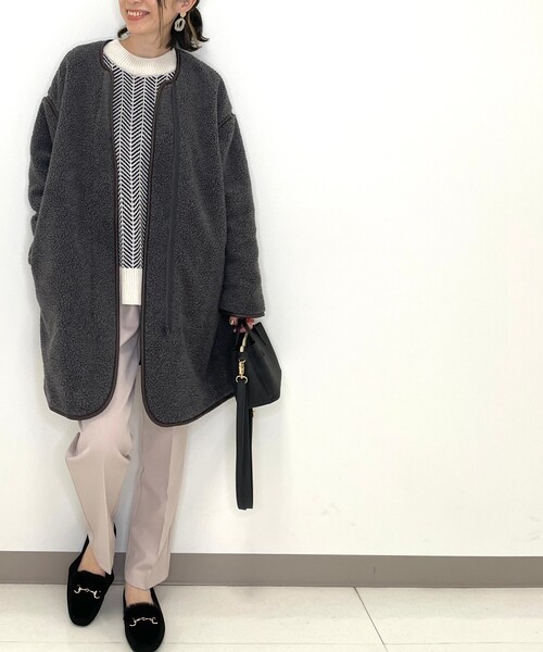 DRESKIP(ドレスキップ)の「◆マシンウォシャブル・裏起毛テーパードパンツ(その他パンツ・レディース・ブラック/ダークオリーブ/ナチュラル/キャメル・02/03)」の11枚目の写真