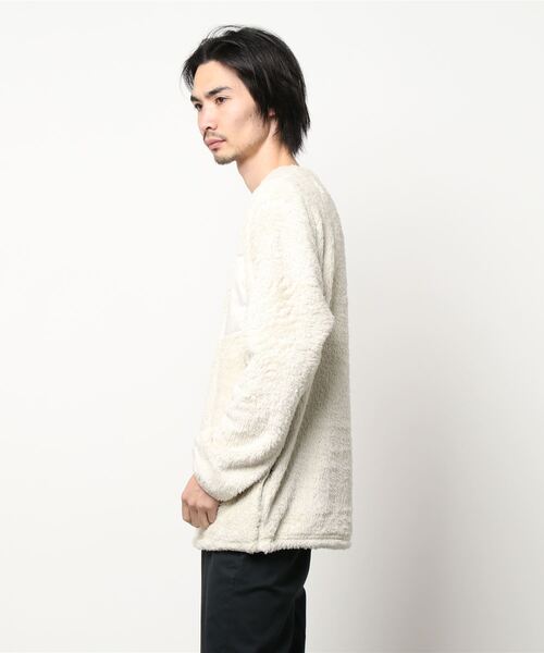 go slow caravan(ゴースローキャラバン)の「CORISCO/コリスコ シェルパフリーストレーナー(スウェット・メンズ・ブラック/ベージュ/アイボリー/グレー・MEDIUM/LARGE/X-LARGE)」の5枚目の写真