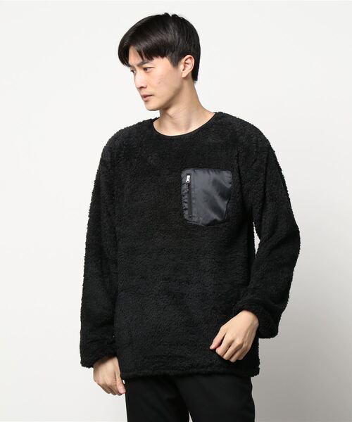 go slow caravan(ゴースローキャラバン)の「CORISCO/コリスコ シェルパフリーストレーナー(スウェット・メンズ・ブラック/ベージュ/アイボリー/グレー・MEDIUM/LARGE/X-LARGE)」の19枚目の写真