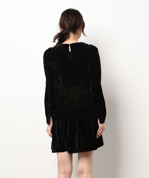 titty＆Co. PETIT（ティティアンドコープティ）の「【titty&Co.PETIT】ベロアミニワンピース（ワンピース・レディース・ブラック/ブラウン・FREE）」の7枚目の写真