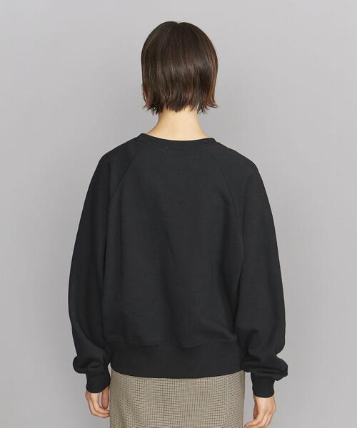 BEAUTY&YOUTH UNITED ARROWS(ビューティーアンドユースユナイテッドアローズ)の「BY コットン裏起毛 クルーネック プルオーバー -ウォッシャブル-(スウェット・レディース・ブラック/オフホワイト・FREE)」の5枚目の写真