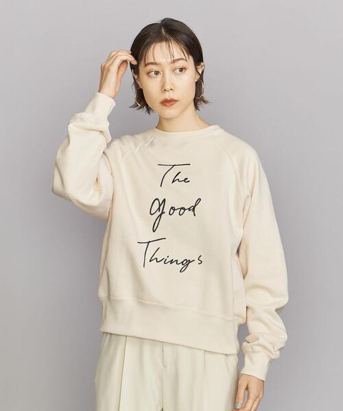 BEAUTY&YOUTH UNITED ARROWS(ビューティーアンドユースユナイテッドアローズ)の「BY コットン裏起毛 クルーネック プルオーバー -ウォッシャブル-(スウェット・レディース・ブラック/オフホワイト・FREE)」の8枚目の写真
