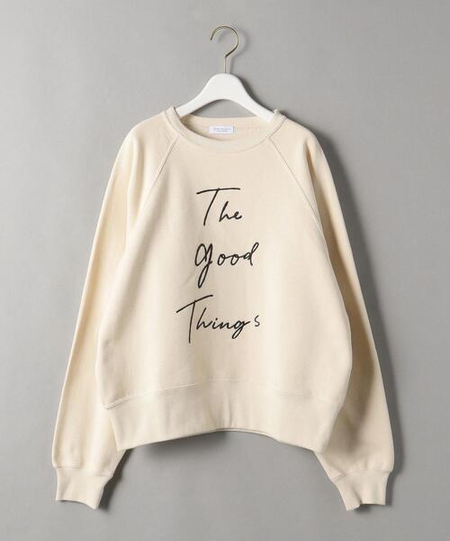 BEAUTY&YOUTH UNITED ARROWS(ビューティーアンドユースユナイテッドアローズ)の「BY コットン裏起毛 クルーネック プルオーバー -ウォッシャブル-(スウェット・レディース・ブラック/オフホワイト・FREE)」の11枚目の写真