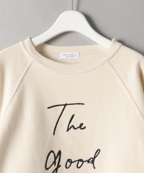 BEAUTY&YOUTH UNITED ARROWS(ビューティーアンドユースユナイテッドアローズ)の「BY コットン裏起毛 クルーネック プルオーバー -ウォッシャブル-(スウェット・レディース・ブラック/オフホワイト・FREE)」の13枚目の写真