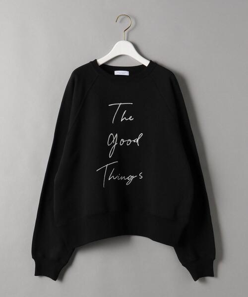 BEAUTY&YOUTH UNITED ARROWS(ビューティーアンドユースユナイテッドアローズ)の「BY コットン裏起毛 クルーネック プルオーバー -ウォッシャブル-(スウェット・レディース・ブラック/オフホワイト・FREE)」の18枚目の写真