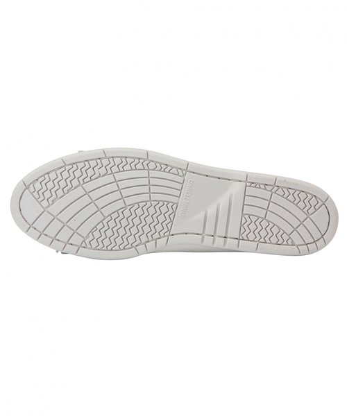 Minnetonka（ミネトンカ）の「[ミネトンカ]MINNETONKA スムースモカシンシューズ（モカシン/デッキシューズ・レディース・ホワイト/ネイビー・5/7/8/6）」の8枚目の写真