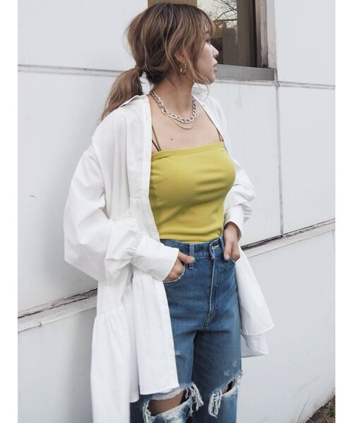 EVRIS（エヴリス）の「BIG CHAIN DOUBLE ネックレス（ネックレス・レディース・シルバー/ゴールド・FREE）」の6枚目の写真