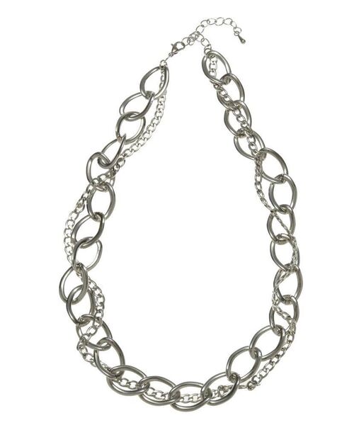 EVRIS（エヴリス）の「BIG CHAIN DOUBLE ネックレス（ネックレス・レディース・シルバー/ゴールド・FREE）」の7枚目の写真