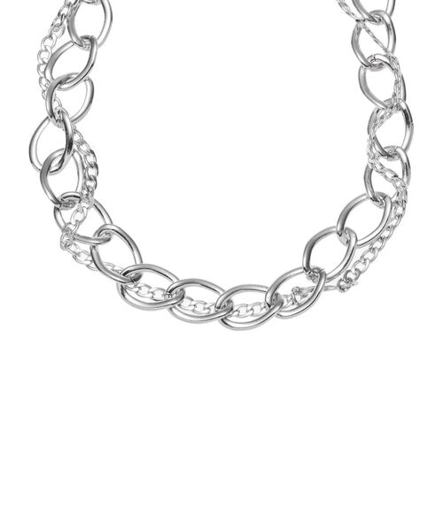 EVRIS（エヴリス）の「BIG CHAIN DOUBLE ネックレス（ネックレス・レディース・シルバー/ゴールド・FREE）」の8枚目の写真