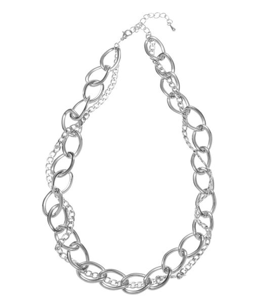 EVRIS（エヴリス）の「BIG CHAIN DOUBLE ネックレス（ネックレス・レディース・シルバー/ゴールド・FREE）」の12枚目の写真