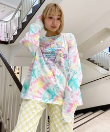 JOYFUL CANDY TIE DYE トップス