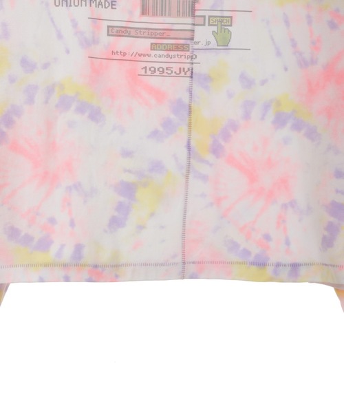 Candy Stripper(キャンディストリッパー)の「JOYFUL CANDY TIE DYE トップス(Tシャツ/カットソー・レディース・ネイビー/ピンク/エメラルド・2)」の18枚目の写真