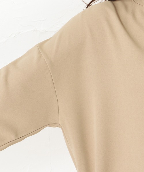 NAVY（ネイビー）の「涼感麻風キーネックブラウス（シャツ/ブラウス・レディース・グリーン/ベージュ/ホワイト・フリー）」の12枚目の写真