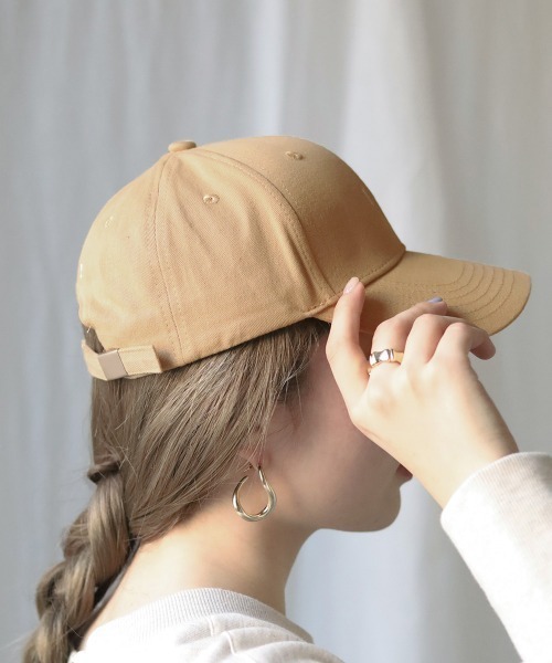 Bab（バブ）の「ロゴ刺繍キャップ（キャップ・レディース・ベージュ/オフホワイト・ONESIZE）」の4枚目の写真