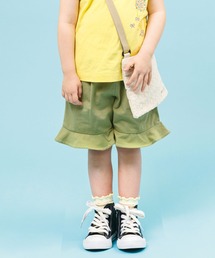 KP | デニム/コットンツイルの裾フリルキュロット(100-130cm)(その他パンツ)
