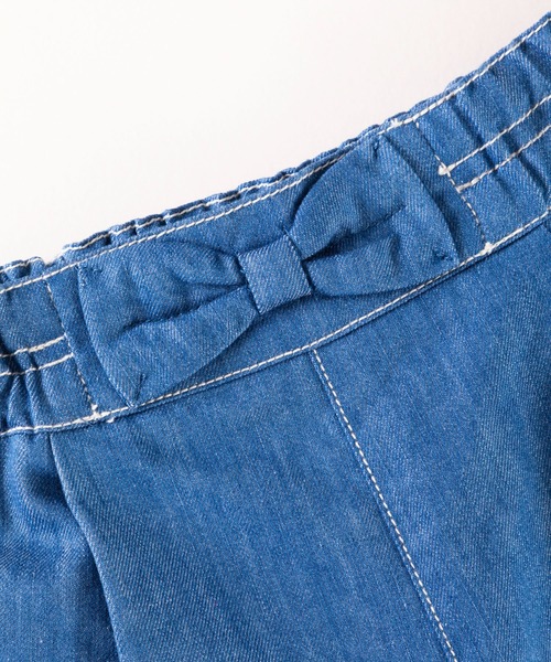KP(ケーピー)の「デニム/コットンツイルの裾フリルキュロット(100-130cm)(その他パンツ・キッズ・カーキ/ブルー・110cm/100cm/120cm/130cm)」の17枚目の写真