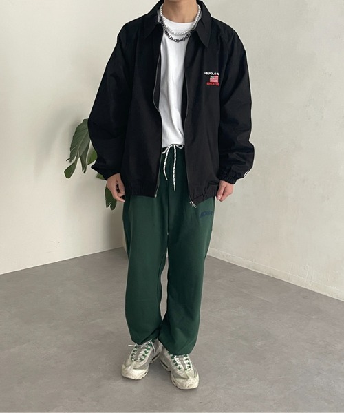 CPCM（シーピーシーエム）の「1ポイント刺繍裏毛スウェットパンツ（スウェットパンツ・メンズ・ネイビー/グレー/グリーン/マスタード・FREE）」の13枚目の写真