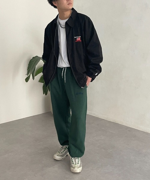 CPCM（シーピーシーエム）の「1ポイント刺繍裏毛スウェットパンツ（スウェットパンツ・メンズ・ネイビー/グレー/グリーン/マスタード・FREE）」の14枚目の写真