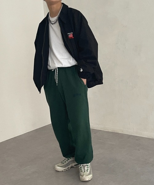 CPCM（シーピーシーエム）の「1ポイント刺繍裏毛スウェットパンツ（スウェットパンツ・メンズ・ネイビー/グレー/グリーン/マスタード・FREE）」の16枚目の写真