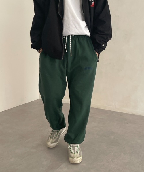 CPCM（シーピーシーエム）の「1ポイント刺繍裏毛スウェットパンツ（スウェットパンツ・メンズ・ネイビー/グレー/グリーン/マスタード・FREE）」の20枚目の写真