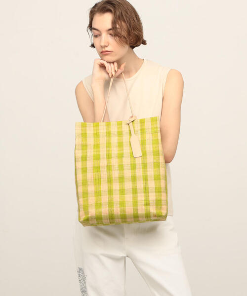 TOMORROWLAND （トゥモローランド）の「EleSac ラフィア トートバッグ  