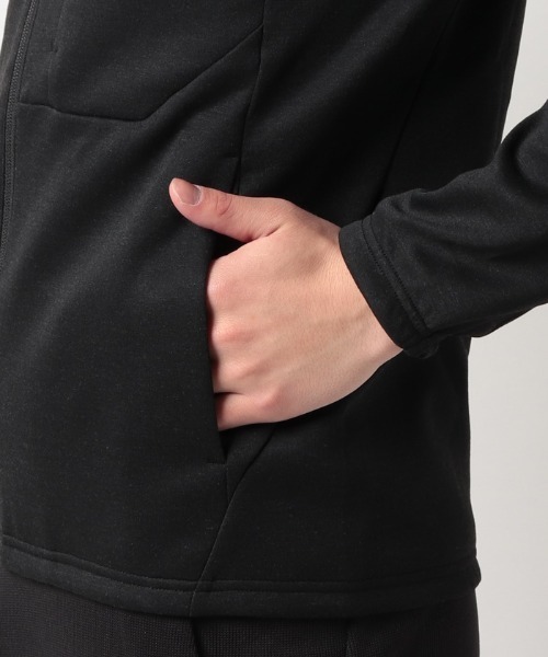 DESCENTE(デサント)の「【デサントアスレチック】アクティブテックメランジェフーディー / ACTIVE TECH MELANGE HOODIE スウェットフルジップパーカー 吸水 ストレッチ UPF50+ ランニング トレーニング(マウンテンパーカー・メンズ・ホワイト系その他/杢グレー/ネイビー系/ブラック系その他・SMALL/MEDIUM/X-LARGE/LARGE)」の11枚目の写真