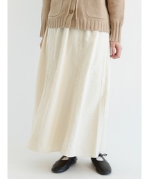 Samansa Mos2 | レースギャザースカート(スカート)