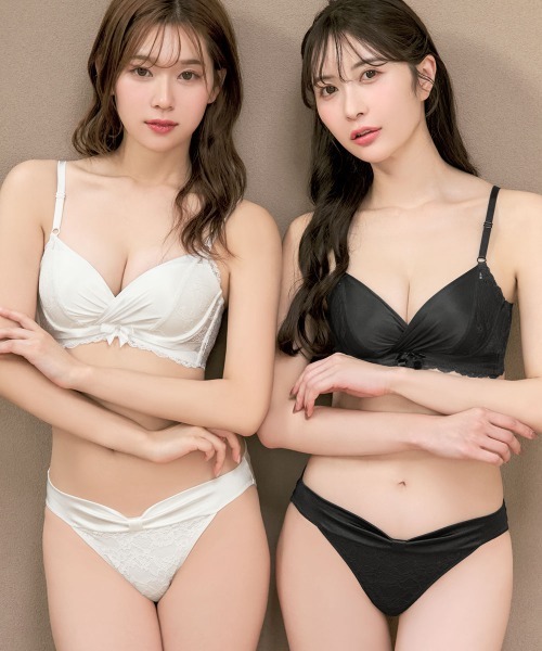 aimerfeel（エメフィール）の「バックサテンリボン ハーフバックショーツ（ショーツ・レディース・ブラック/オフホワイト/ピンク/ボルドー/サックスブルー/ピンク系その他/ベージュ/シルバーグレー/ダークブルー/モカ・MEDIUM/LARGE）」の22枚目の写真