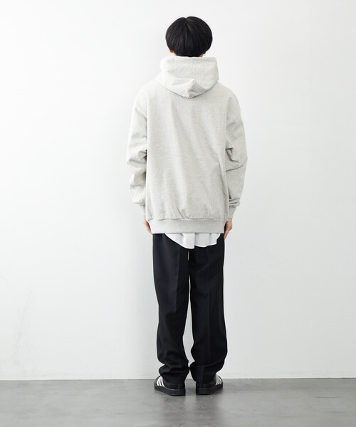 FREAK'S STORE（フリークスストア）の「FREAK'S STORE/フリークスストア フェルトロゴ SWEAT HOODIE/スウェット/サガラ/刺繍（パーカー・メンズ・グレー/グリーン/ブラック/ライトグレー・LARGE/MEDIUM）」の20枚目の写真