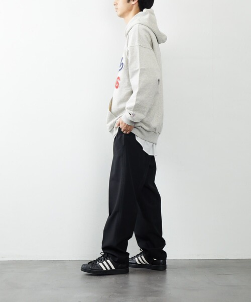 FREAK'S STORE（フリークスストア）の「FREAK'S STORE/フリークスストア フェルトロゴ SWEAT HOODIE/スウェット/サガラ/刺繍（パーカー・メンズ・グレー/グリーン/ブラック/ライトグレー・LARGE/MEDIUM）」の16枚目の写真