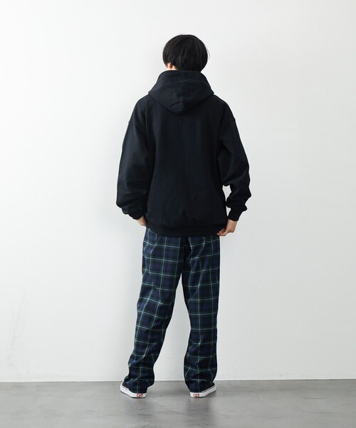 FREAK'S STORE（フリークスストア）の「FREAK'S STORE/フリークスストア フェルトロゴ SWEAT HOODIE/スウェット/サガラ/刺繍（パーカー・メンズ・グレー/グリーン/ブラック/ライトグレー・LARGE/MEDIUM）」の17枚目の写真