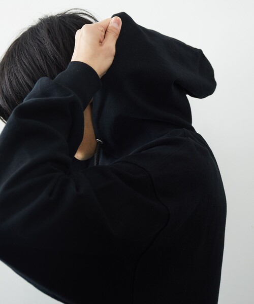 FREAK'S STORE（フリークスストア）の「FREAK'S STORE/フリークスストア フェルトロゴ SWEAT HOODIE/スウェット/サガラ/刺繍（パーカー・メンズ・グレー/グリーン/ブラック/ライトグレー・LARGE/MEDIUM）」の12枚目の写真