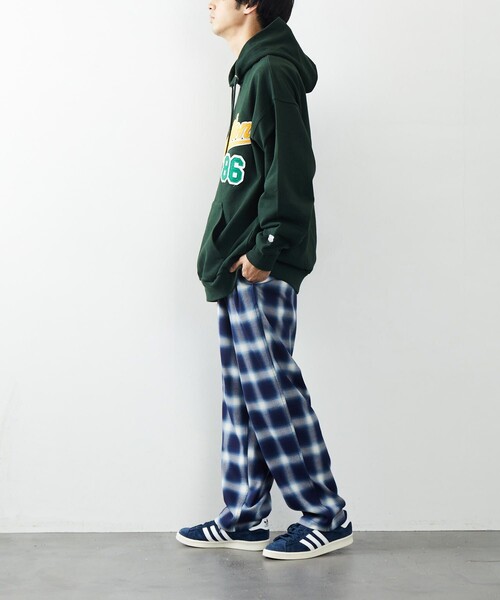 FREAK'S STORE（フリークスストア）の「FREAK'S STORE/フリークスストア フェルトロゴ SWEAT HOODIE/スウェット/サガラ/刺繍（パーカー・メンズ・グレー/グリーン/ブラック/ライトグレー・LARGE/MEDIUM）」の13枚目の写真