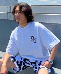 DC/ディーシー オーバーサイズ バックロゴTシャツ/刺繍ロゴTee DST222014